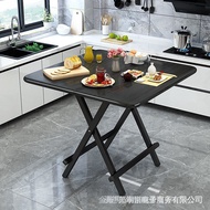【kline】Foldable dining table small square table outdoor portable foldable table dormitory household small table