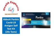 Abbott's PanBio Covid 19 Antigen Rapid Self Test Kit 20s