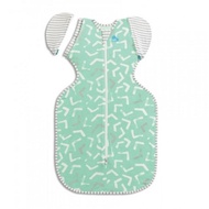 Love To Dream Swaddle UP 50/50 Transition Bamboo Lite - Mint Arrow