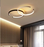 十畝地 - 北歐現代簡約圓形創意LED吸頂燈（暖光）
