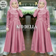 dress maxi anak perempuan / Gamis Brukat long dress / gamis pesta brokat anak perempuan muslim terbaru termurah 2021 Baju Gamis Anak Umur 7 - 10 Tahun / Gamis Anak Perempuan Bahan Brukat Corneli Mewah Baju Dress Anak Kekinian Gamis Anak Trendi Fashion