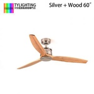 T.Y.L 949 Silver (Down Rod Style)(60吋)(No Light)風扇燈 吊扇燈 LED Ceiling Fan