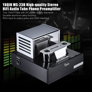 YAQIN MS-23B Tube Phono Preamplifier Stage MM RIAA Phonograph Pre-amp Stereo HiFi Audio Amplifier Am