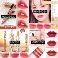 ✰no6622(ใหม่/แท้)  AGAG lipstick ลิปสติก 3 สีในแท่งเดียว MHM AGAG MACKANDY☛