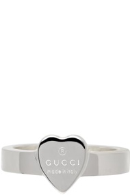 GUCCI 银色 Heart 戒指 银色 Heart 戒指