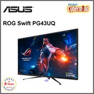 ROG Swift PG43UQ DSC Gaming Monitor — 43-inch 4K UHD (3840 x 2160), 144Hz, G-SYNC Compatible, DSC, DisplayHDR™ 1000, DCI-P3 90%, Adaptive Sync, Shadow Boost ( Brought to you by Cybermind )