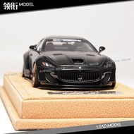 【千代】YM model LB 聯名 1:43 車模型 瑪莎拉蒂 Maserati 黑