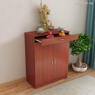 ❅Buddha table, home living room, incense statue, God of Wealth, table and economical Buddhist altar standing cabinet