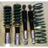 Original redsuns Kancil Mira L2 L5 L6 adjustable absorber 1 set with spring hi low front bodyshift serviceable (front and rear can service) ready stock - free two adjust spanner