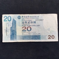 Uang kuno 20 dollar hongkong