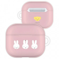 Miffy - 日本Miffy Airpods耳機專用保護套(第三代) Miffy Air pods 3rd 保護套 Pink 3 head