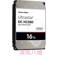 WD Ultrastar DC HC550 企業級 16TB/7200轉/512MB/5Y WUH721816ALE6L