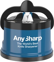 [DRMONLINE] AnySharp Global Knife Sharpener with PowerGrip, Blue