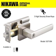 NIKAWA 63 series Lever Lock 6371 *Replace Round Knob Room Door Lock, HDB lock, BTO lock