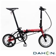 DAHON大行 K3 14吋3速 鋁合金輕量僅8.1公斤折疊單車/自行車/小折-紅/黑
