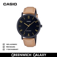 Casio Analog Leather Dress Watch (MTP-VT01BL-1B)