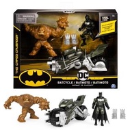 【BATMAN 蝙蝠俠】4吋蝙蝠俠可動人偶與摩托車(正義聯盟)