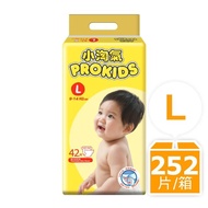 箱購-小淘氣透氣乾爽嬰幼兒紙尿褲L(42片X6包)