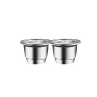 Reusable Coffee Capsule For Nespresso Machine Refilable Maker Filter For Cafeteira Expresso Nespresso inissia Stainless Steel