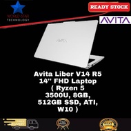 Avita Liber V14 R5 14'' FHD Laptop