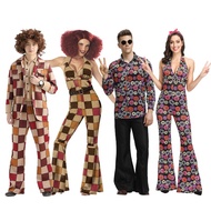 Cosplay Retro Disco Costume 70S Hippie Fancy Dress Party Bar Nightclub Show Costume