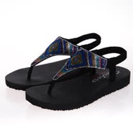 SKECHERS 女 休閒系列涼拖鞋 MEDITATION-31769BKMT