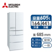MITSUBISHI 605公升六門變頻冰箱 MR-JX61C-W-C