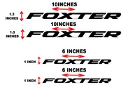STICKER FOR BIKE FOXTER