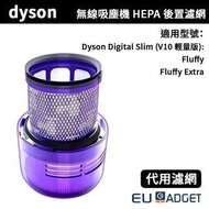 Eugadget 代用 Dyson Digital Slim Fluffy Extra (V10 輕量版) SV18 無線吸塵機 HEPA後置濾網