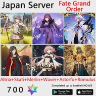 JP FGO Akun NASIB Grand Order Air Swimsuit Miyamoto Musashi Merlin Goyah Reines Caster Altria Kuarsa Akun