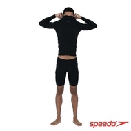 【SPEEDO】成人長袖防曬衣(黑)