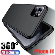 [ส่งจากไทย] Case iPhone 11 เคสไอโฟน เคสประกบหน้าหลัง แถมฟิล์มกระจก1ชิ้น เคสแข็ง เคสประกบ 360 องศา case iphone11