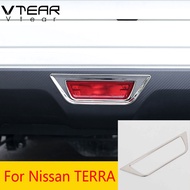 Vtear For Nissan TERRA 2018 2019 2020 2021 foglights cover front rear body Exterior Chromium decoration car-styling accessories