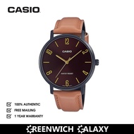 Casio Analog Leather Dress Watch (MTP-VT01BL-5B)