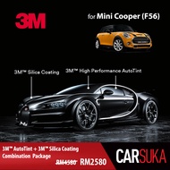 [3M Sedan Silver Package] 3M Autofilm Tint and 3M Silica Glass Coating for Mini Cooper (F56), year 2014 - Present (Deposit Only)
