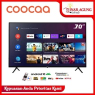 COOCAA LED TV 70 INCHI 70CUC6500 Smart Android 10.0 4k Uhd Tv