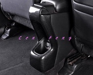 涔峰CF☆(碳纖紋)HONDA 本田 HR-V HRV 後座 防踢飾板 中央扶手防踢罩 後置杯架外殼 防踢飾板 防踢墊