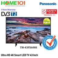 Panasonic Ultra HD 4K Smart LED TV 43 Inch TH-43FX600S