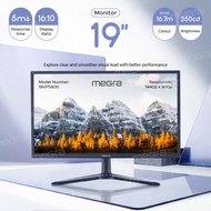 MEGRA Monitor 22 inch &amp; 19 inch 75Hz Home and Office Computer PC Desktop Monitor NEW 19'' &amp; 22'' 电脑显示器 FREE HDMI Cable