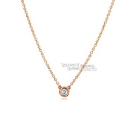 Tiffany&Co. 0.07克拉鑽石18K玫瑰金項鍊