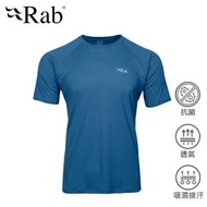 【英國 RAB】Force SS Tee 透氣短袖排汗衣 男款 墨藍 #QBU55(透氣短袖排汗衣)