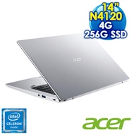 Acer SF114-33-C5Y6 14吋筆電(N4120/4G/256G SSD/Swift 1/銀)