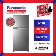 Panasonic Fridge NR-BZ600PSMY / NR-BZ600PKMY 610L Inverter 2-Door Top Freezer Fridge / Refrigerator / Peti Sejuk 2 Pintu (Installation / Unboxing available within JB / Skudai / Pasir Gudang / Pulai / Kulai / Ulu Tiram Area Only)