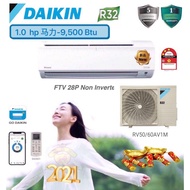 2021 DEALS- PWP INSTALLATION R32 Daikin 1.0-1.5-2.0-2.5 - 3.0 HP Aircon (FTV-P-SMART CONTROL) Non Inverter Aircond