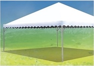 Pyramid 20 ' x 20 ' Canopy Tent Commercial Banquet Event Function Fair Exhibition Catering Outdoor Party Heavy Duty with White PVC Tarpaulin UV Coating (Korea) Canvas Khemah Kanopi Piramid Ramadhan Ramadan Katering Jamuan Kenduri Pameran