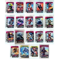 Ganbaride Cards No.001 Kamen Rider OOO / 555 Faiz / Agito / Ryuki / Hibiki / Den-O / W / Amazon / Stronger / ZO