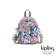 【KIPLING】碰撞魅力潑墨隨身兩用斜背包-IVES MINI