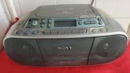 SONY portable cassette CD player