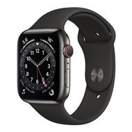 Apple Watch Series 6 (GPS+行動網路) 44 公釐不鏽鋼錶殼搭配運動型錶帶