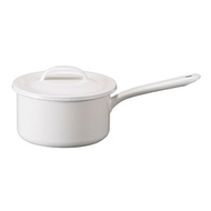 月兔印-琺瑯單手醬汁鍋(白.16cm)